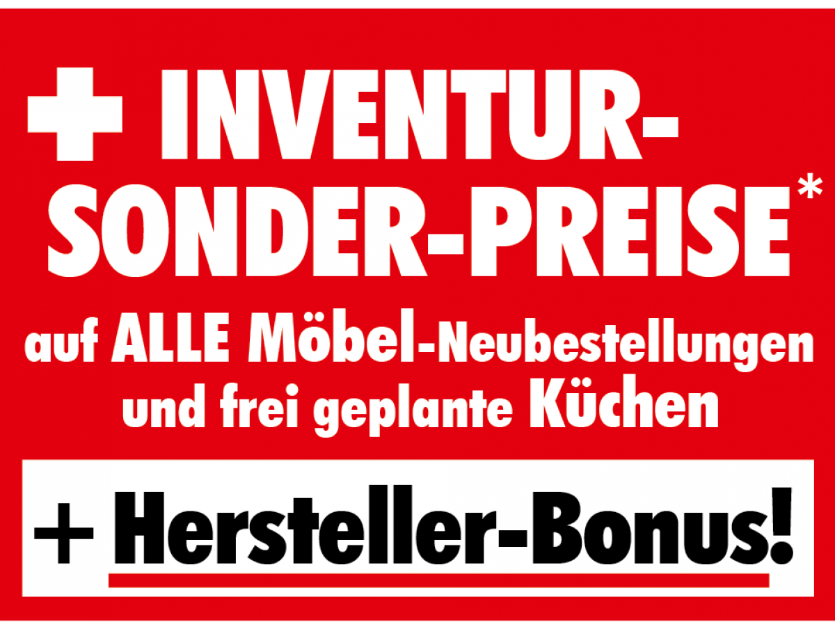 HOMA Inventur sonderpreise 1
